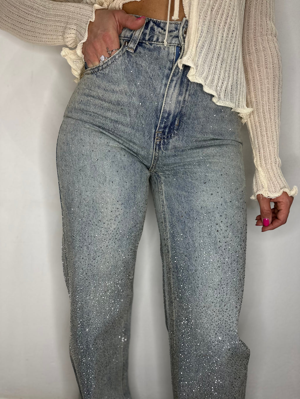 JEANS STRASS