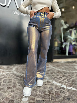 JEANS METAL GOLD