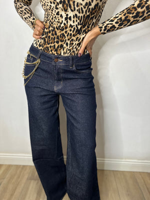 JEANS SCURO PALAZZO