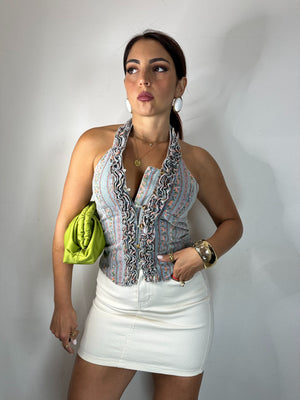 TOP DI JEANS A FIORI