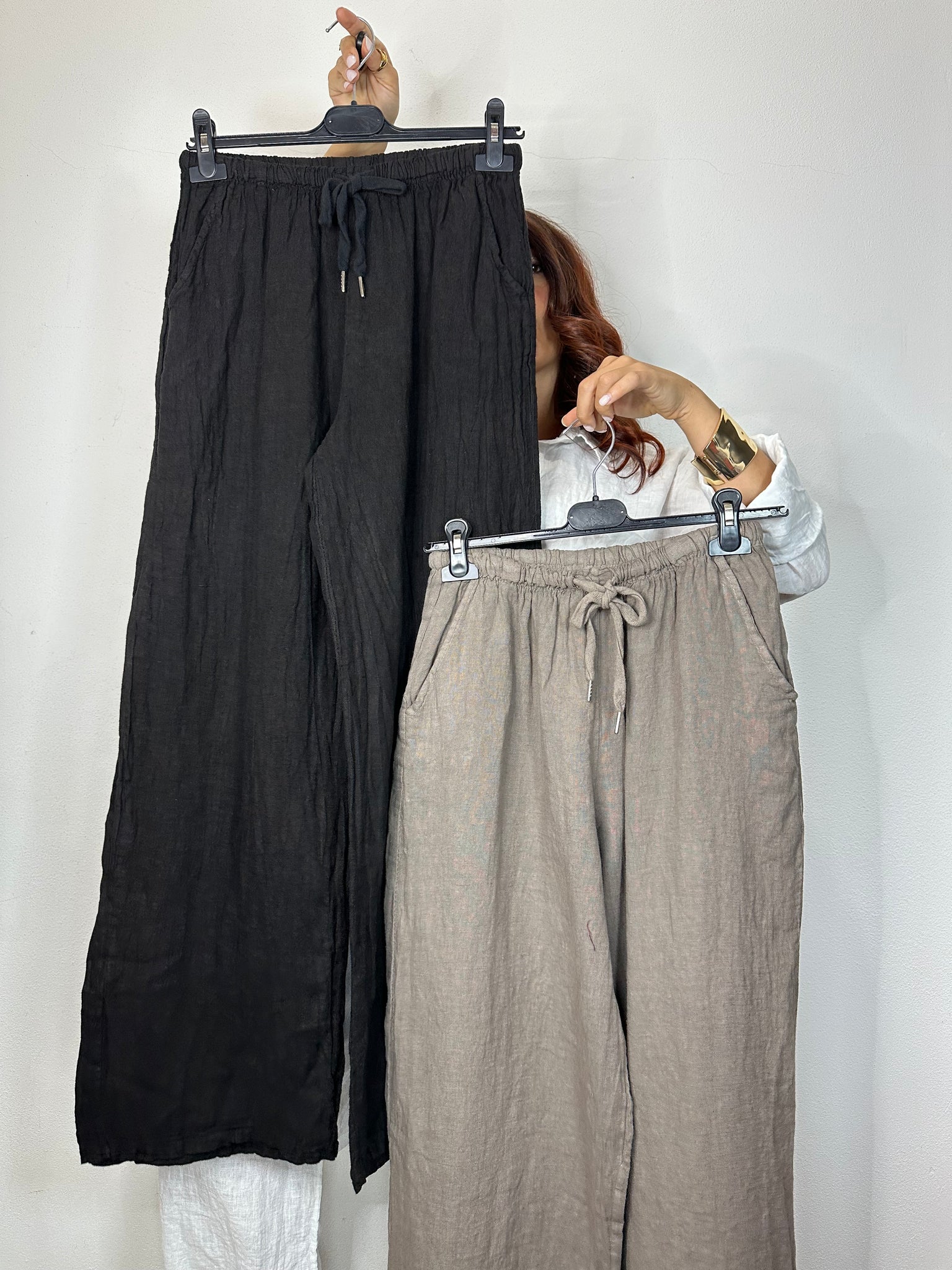PANTALONE 100% LINO