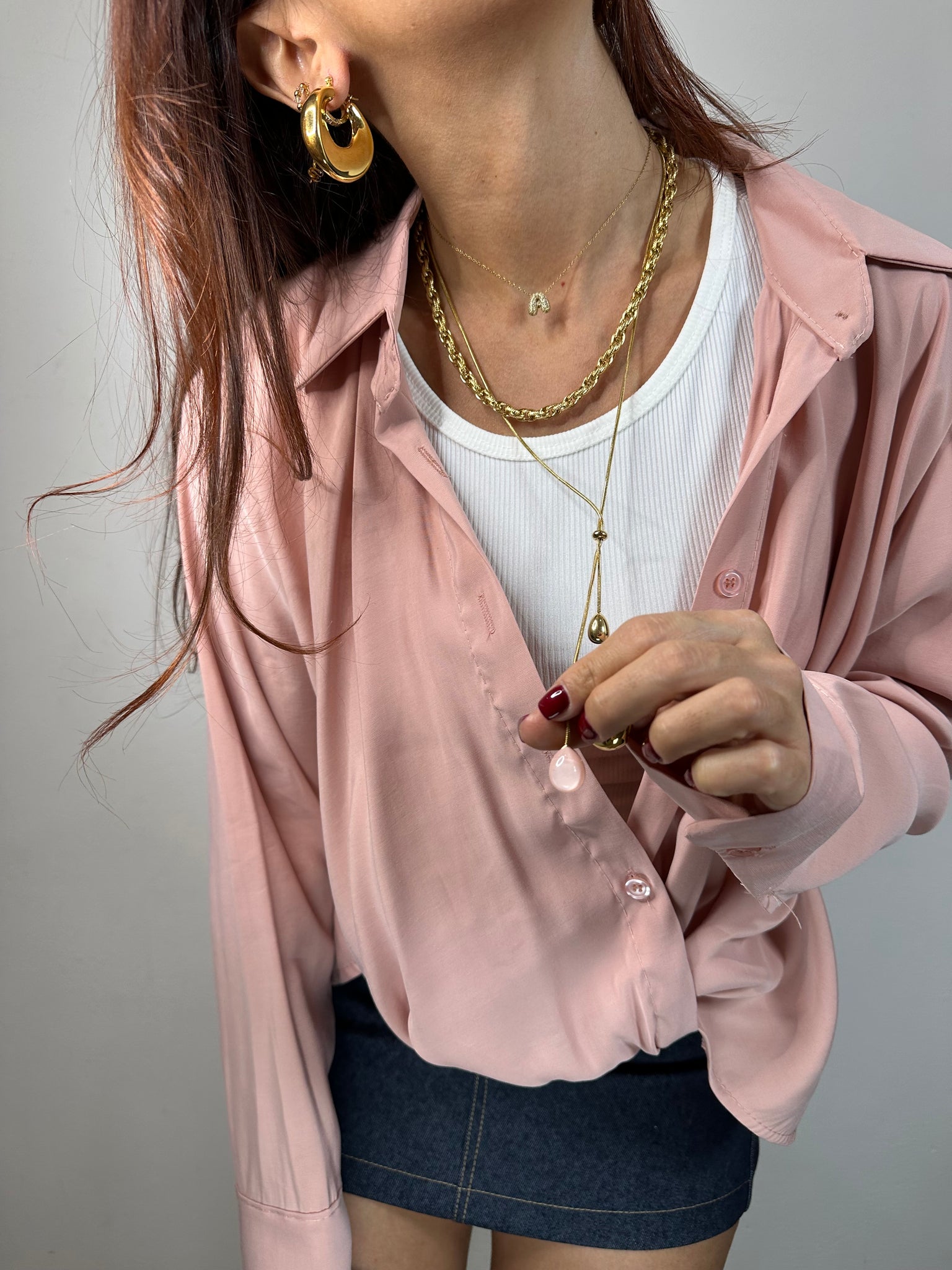 COORDINATO CAMICIA CON CANOTTA