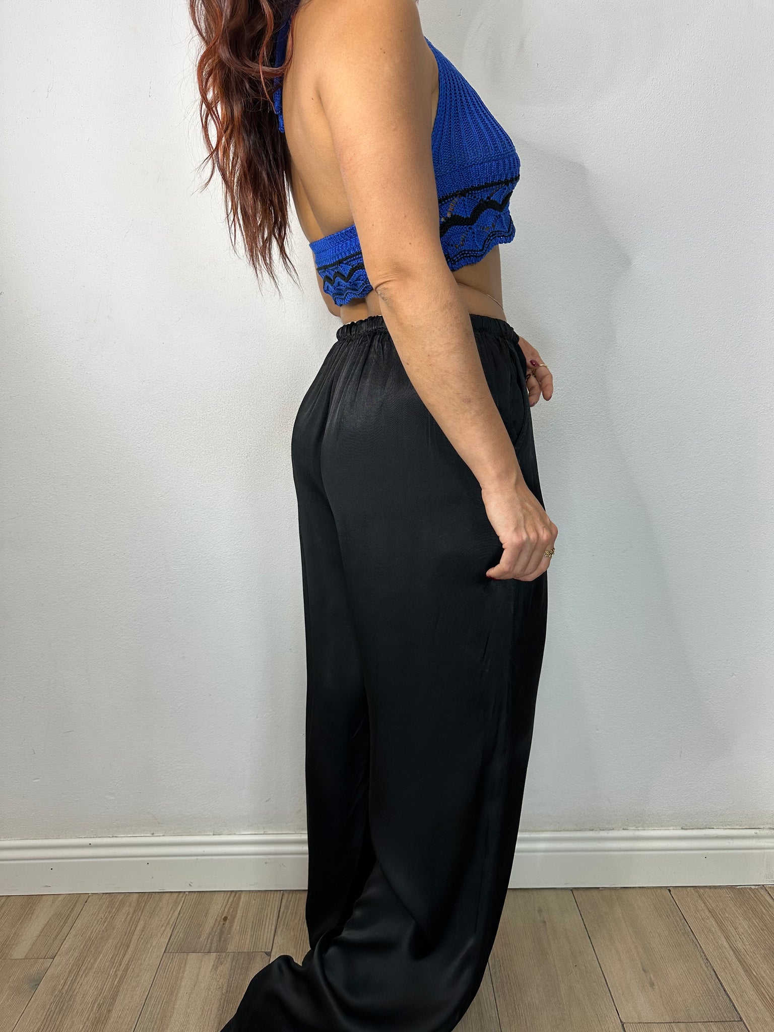 PANTALONE IN SATIN