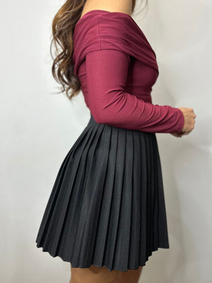 SKIRT PLISSETTATA