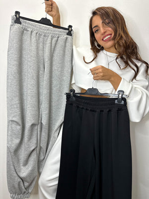 PANTALONE TUTA ELASTICO ALLA CAVIGLIA