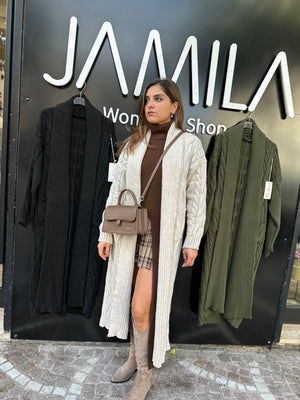 CARDIGAN TRECCIA
