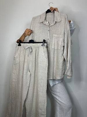 PANTALONE 100% LINO