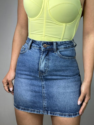 MINI IN JEANS SCURA