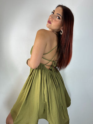 ABITO GIRAVOLTA VERDE