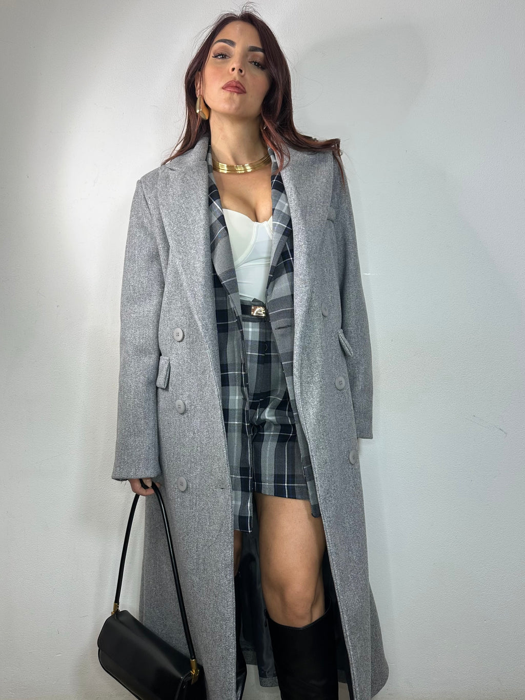 CAPPOTTO DOPPIOPETTO GRIGIO