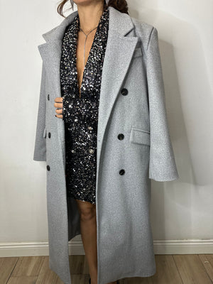 CAPPOTTO DOPPIOPETTO GRIGIO