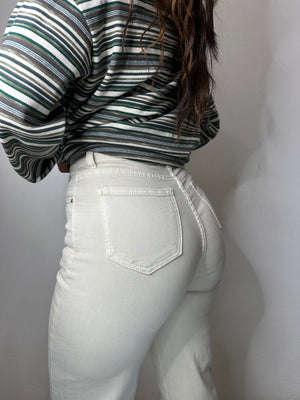 JEANS A PALAZZO BEIGE