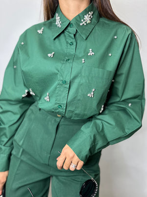 CAMICIA VERDE BOTTIGLIA