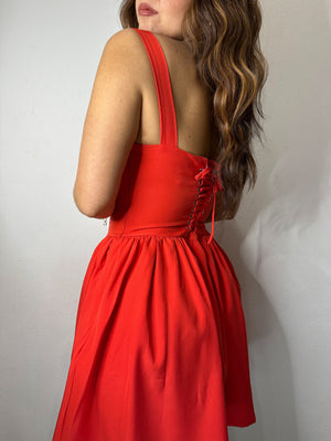 ABITO HEIDI ROSSO