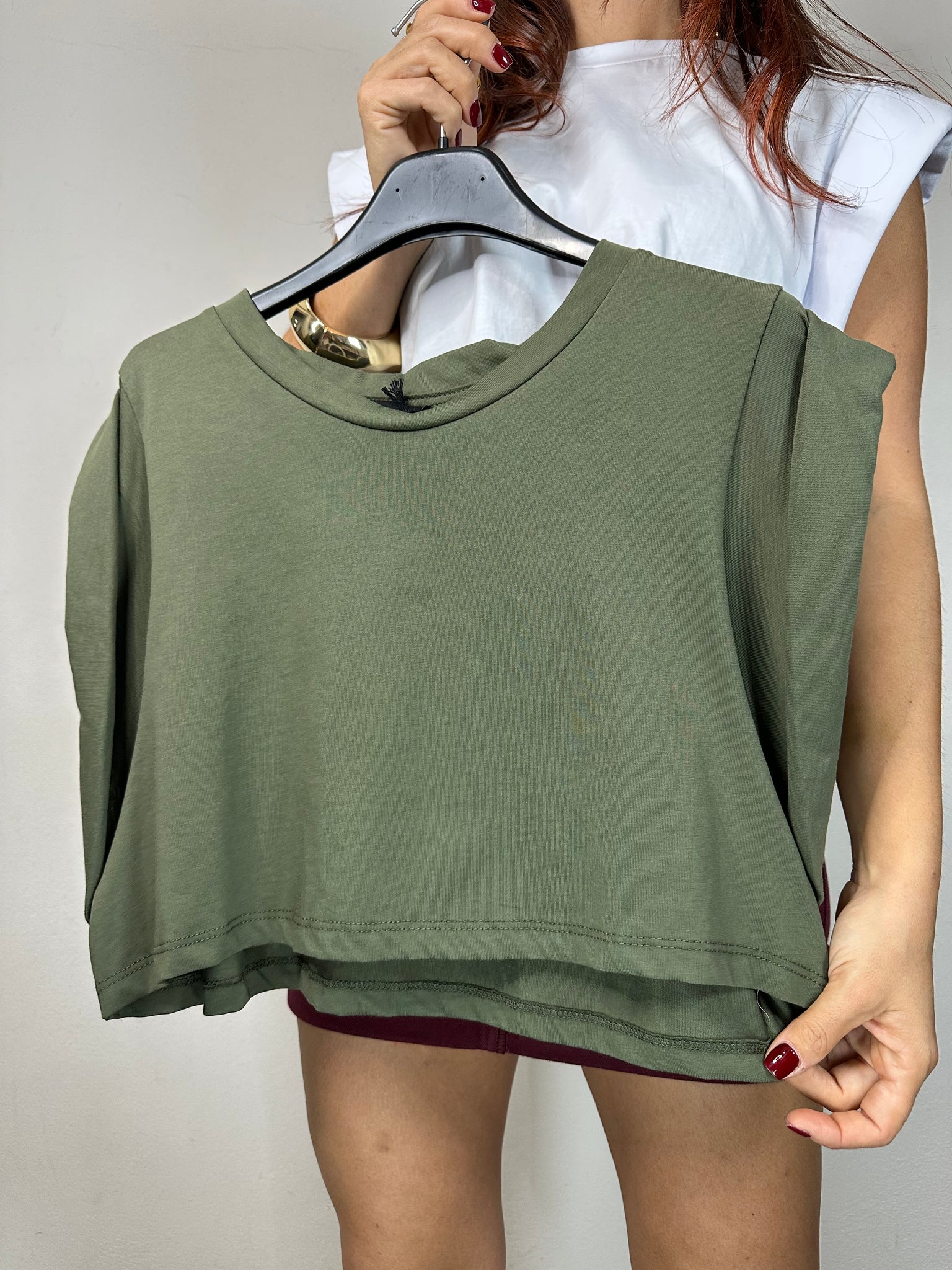 SHIRT MANICA CON RISVOLTO