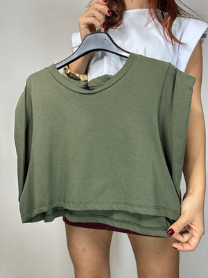 SHIRT MANICA CON RISVOLTO