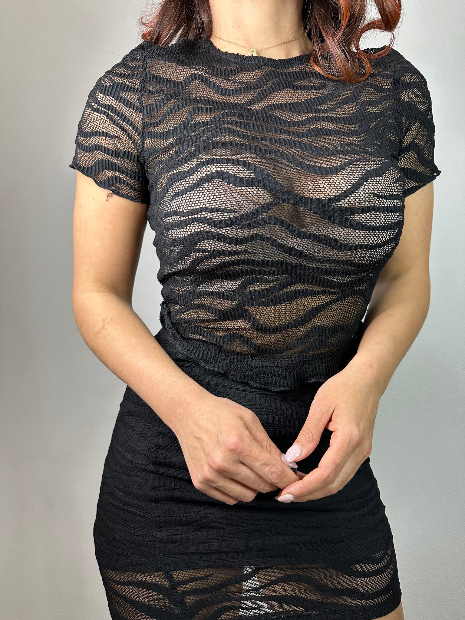 SHIRT TRASPARENZE E ONDE
