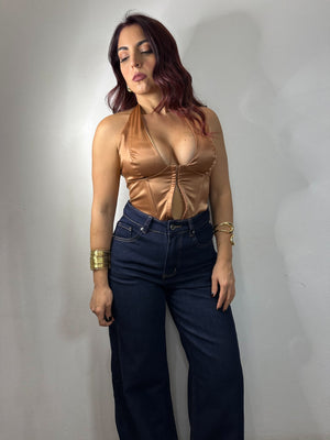 NEW JEANS SCURO CON RISVOLTO