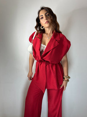 COORDINATO SMANICATO