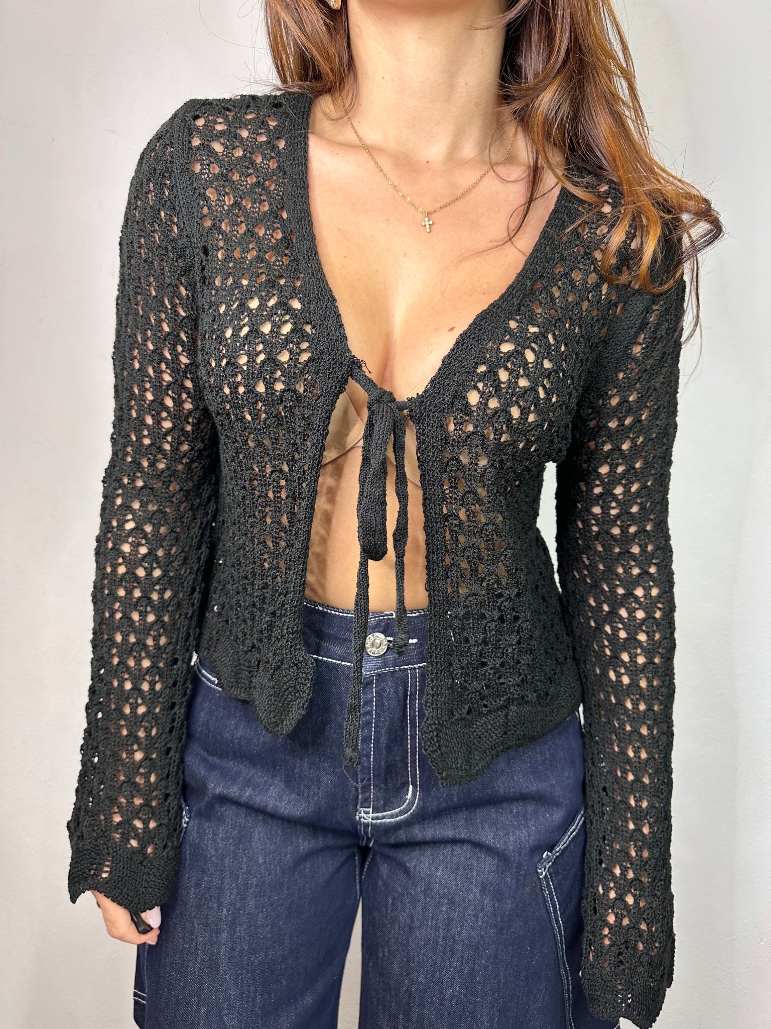 CARDIGAN A UNCINETTO