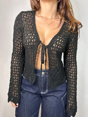 CARDIGAN A UNCINETTO