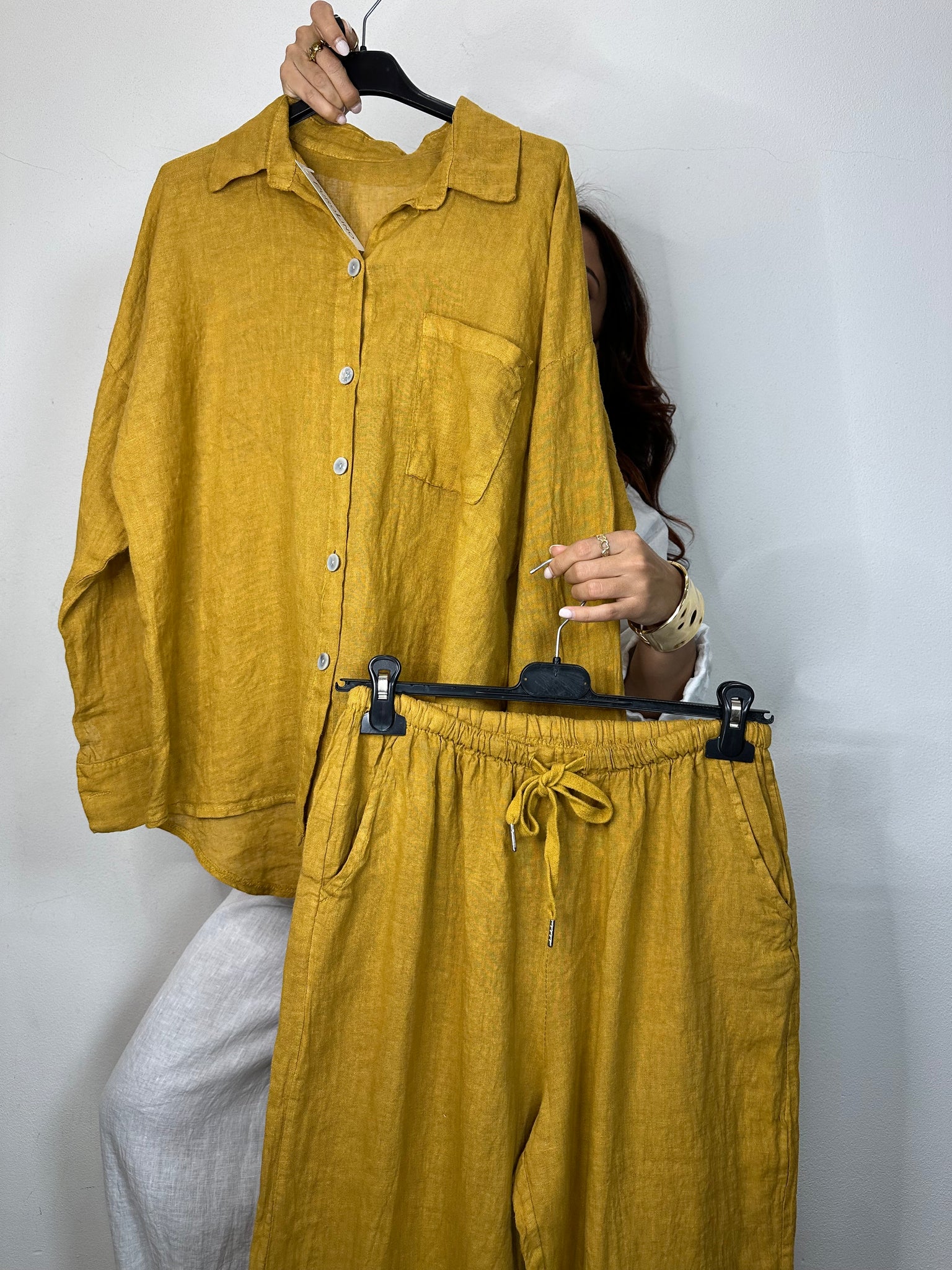 PANTALONE 100% LINO