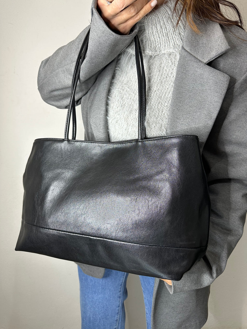 BORSA RETTANGOLARE CON BORSELLO