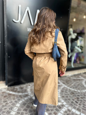 TRENCH CAMEL LUNGO