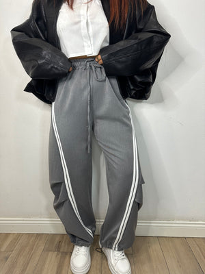 PANTALONE TUTA RIGHE