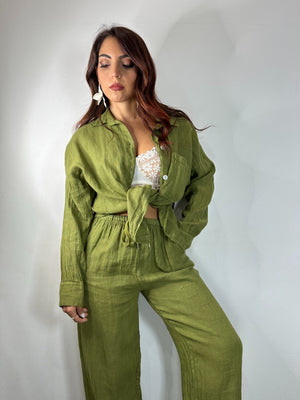 PANTALONE 100% LINO