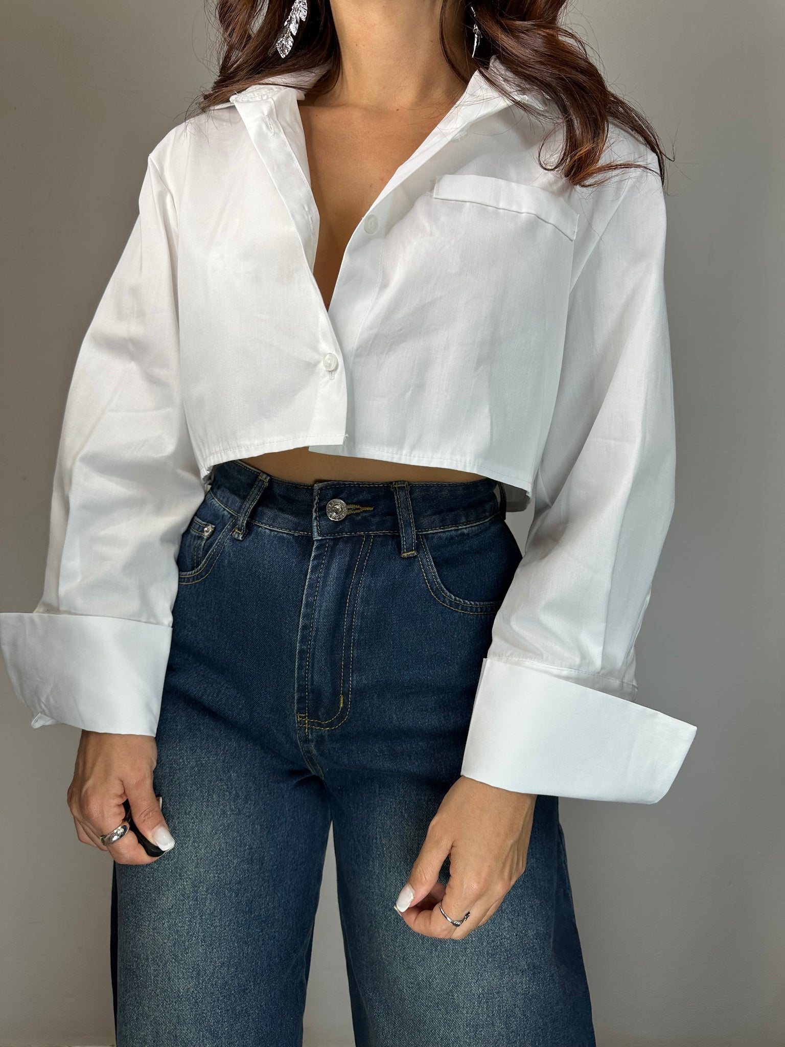 CAMICIA CROPP BASIC