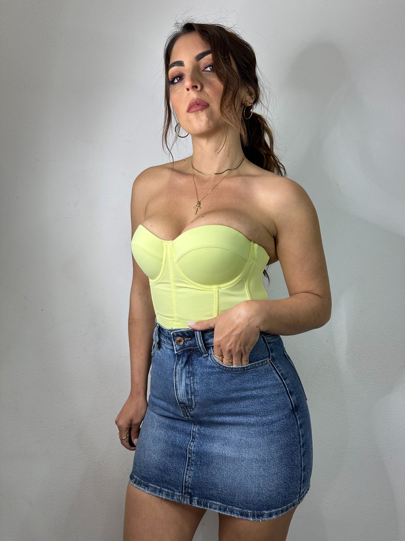 MINI IN JEANS SCURA