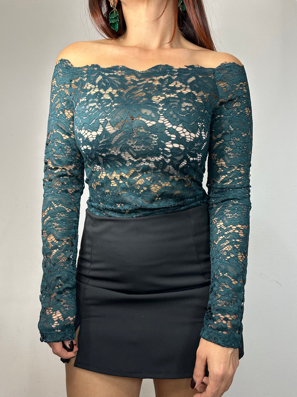 BODY IN PIZZO VERDE