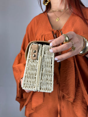 BORSETTA PAGLIA