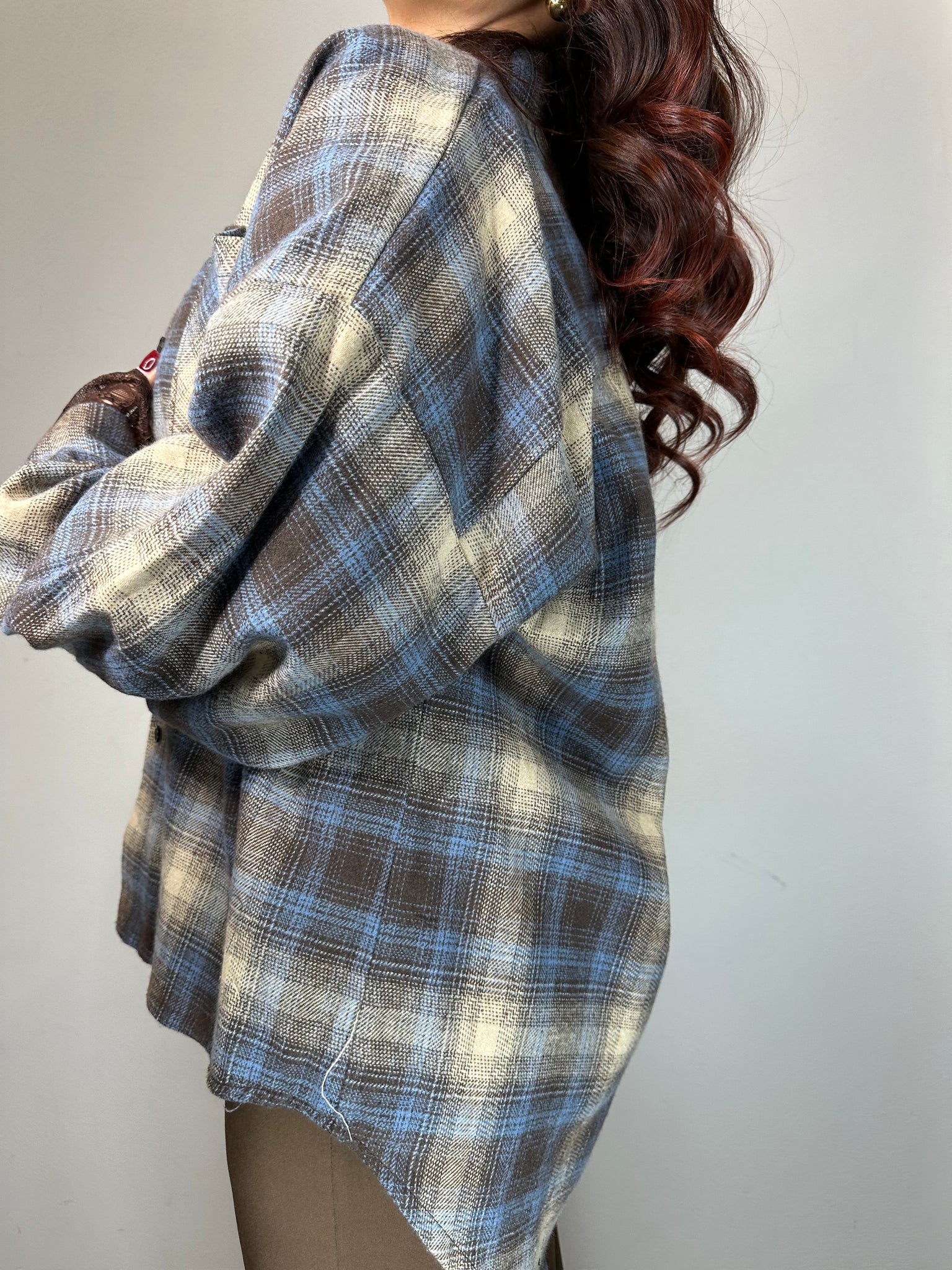 CAMICIA IN PILE QUADRI