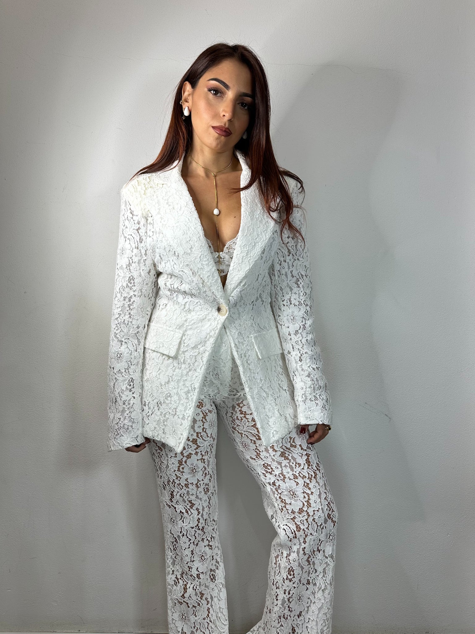 TAILLEUR PIZZO WHITE