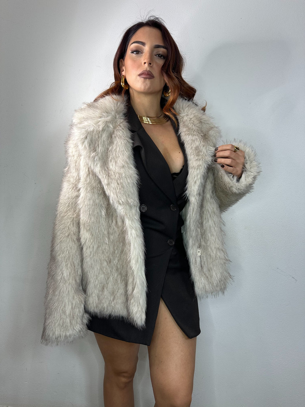 PELLICCIA DOPPIOPETTO BEIGE