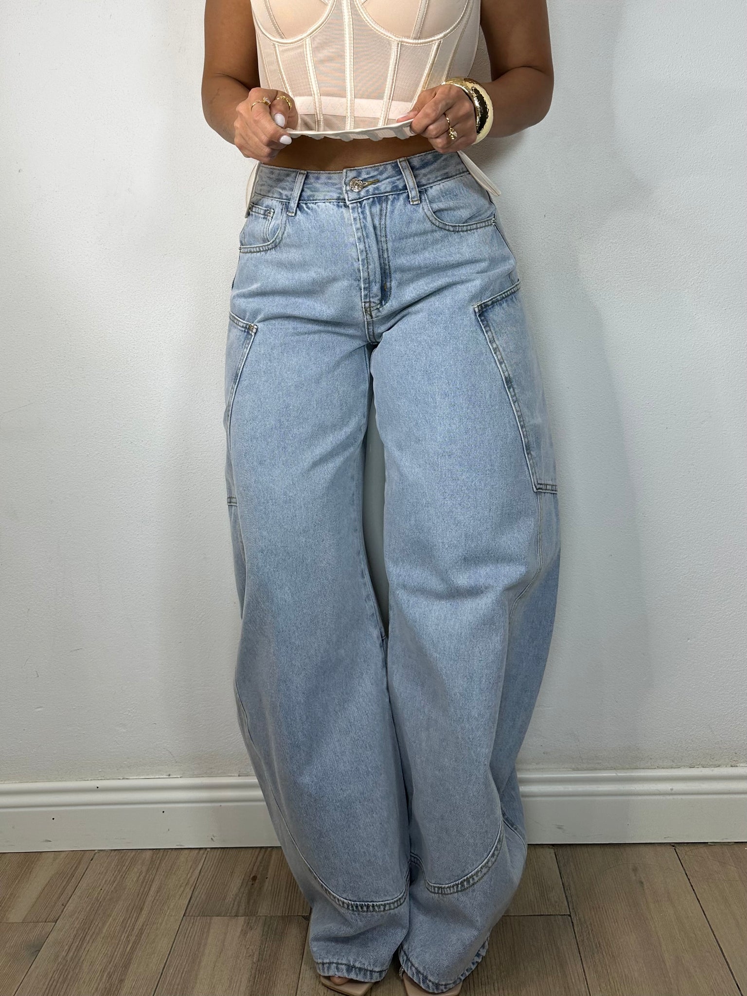 JEANS PARENTESI CHIARO