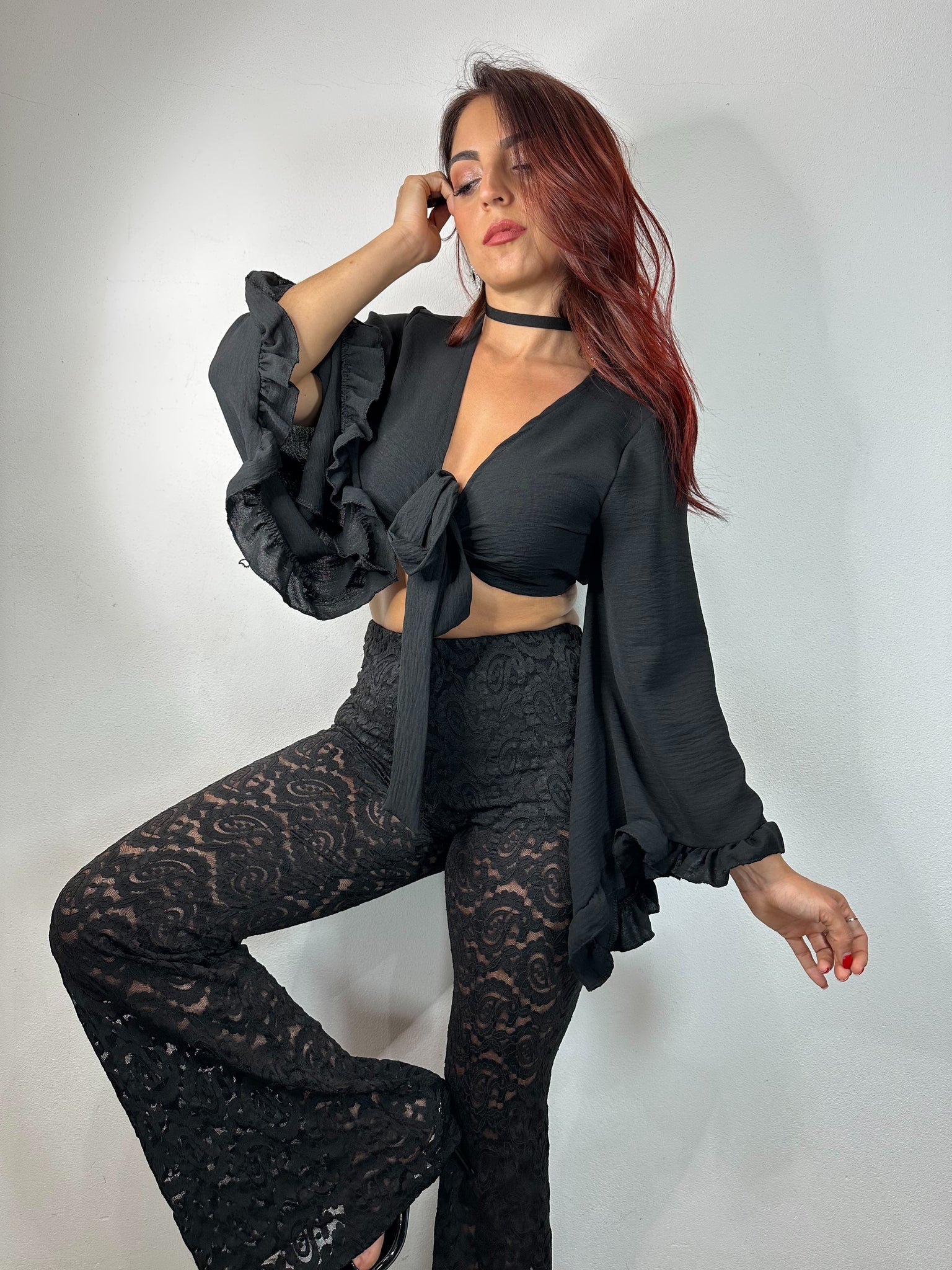 PANTALONE IN PIZZO