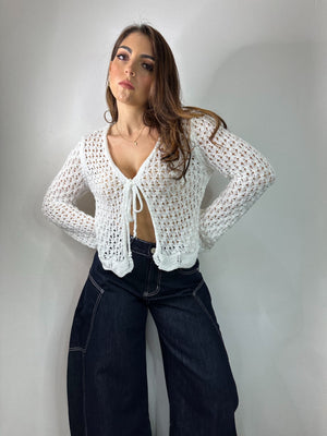 CARDIGAN A UNCINETTO
