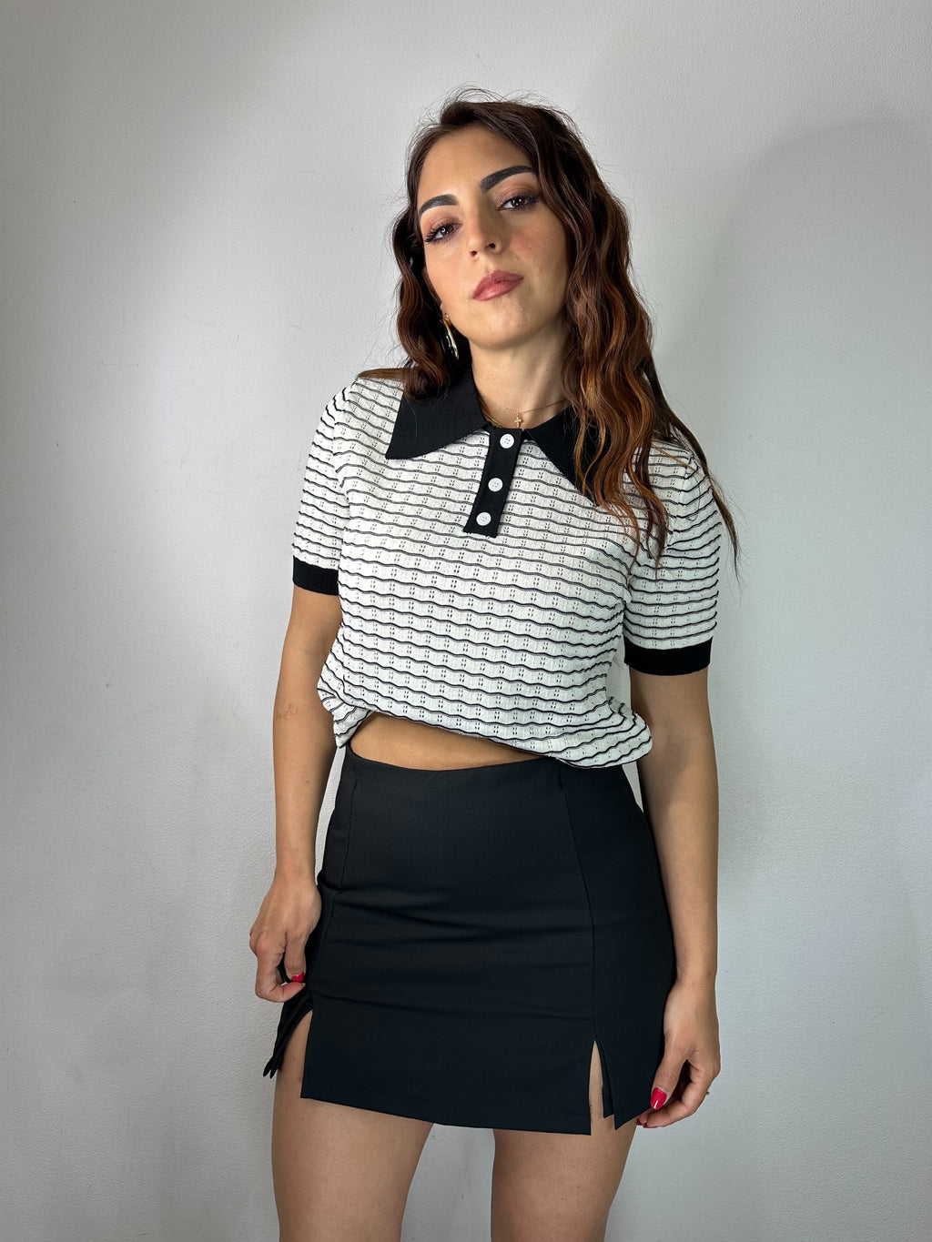 POLO BLACK AND WHITE