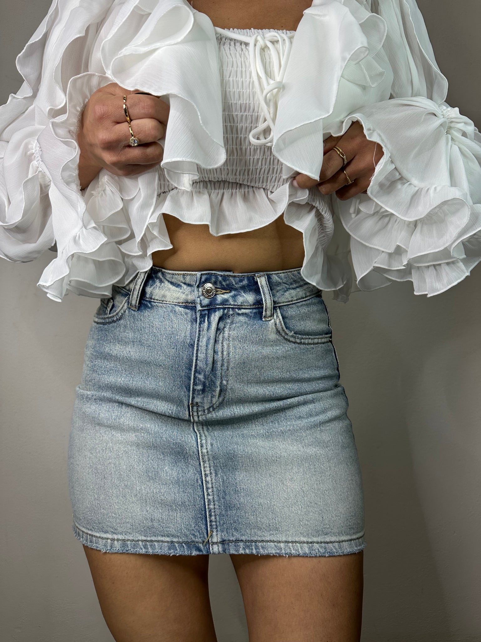 MINI IN JEANS CHIARO