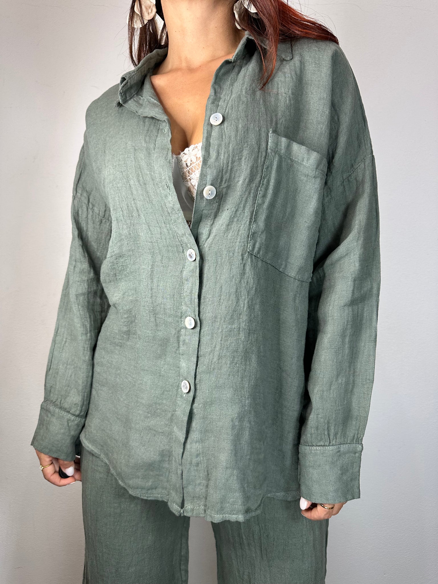 CAMICIA 100% LINO