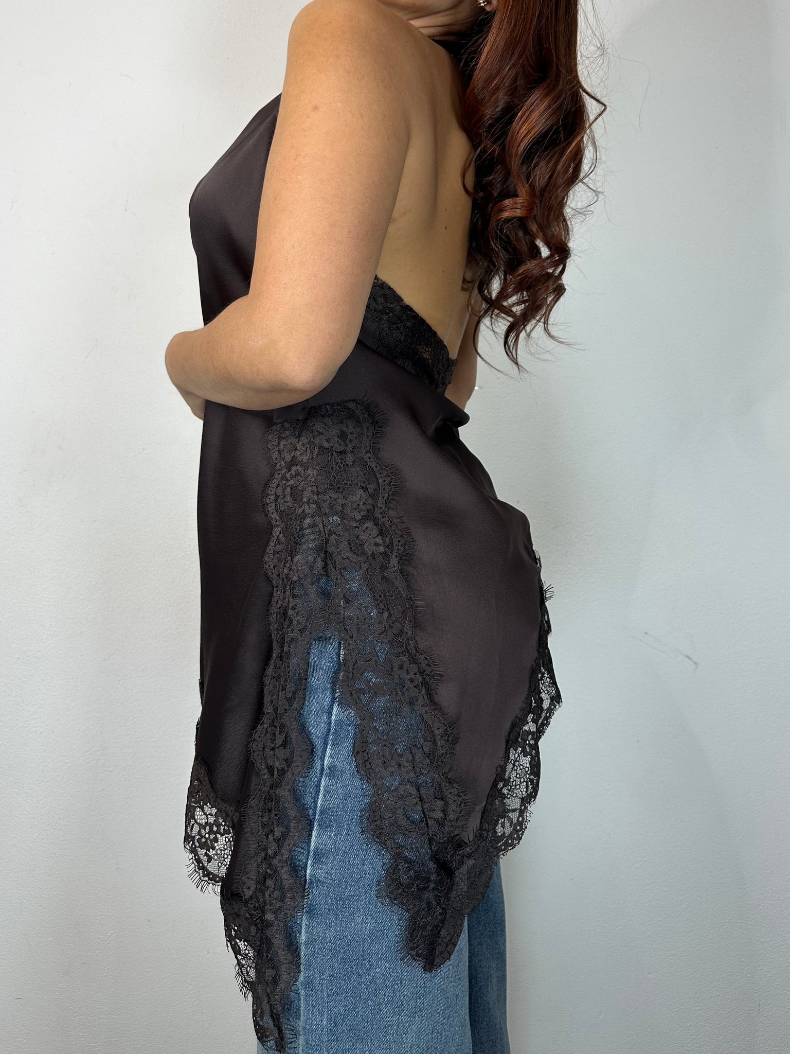 TOP SCOLLO MORBIDO PIZZO