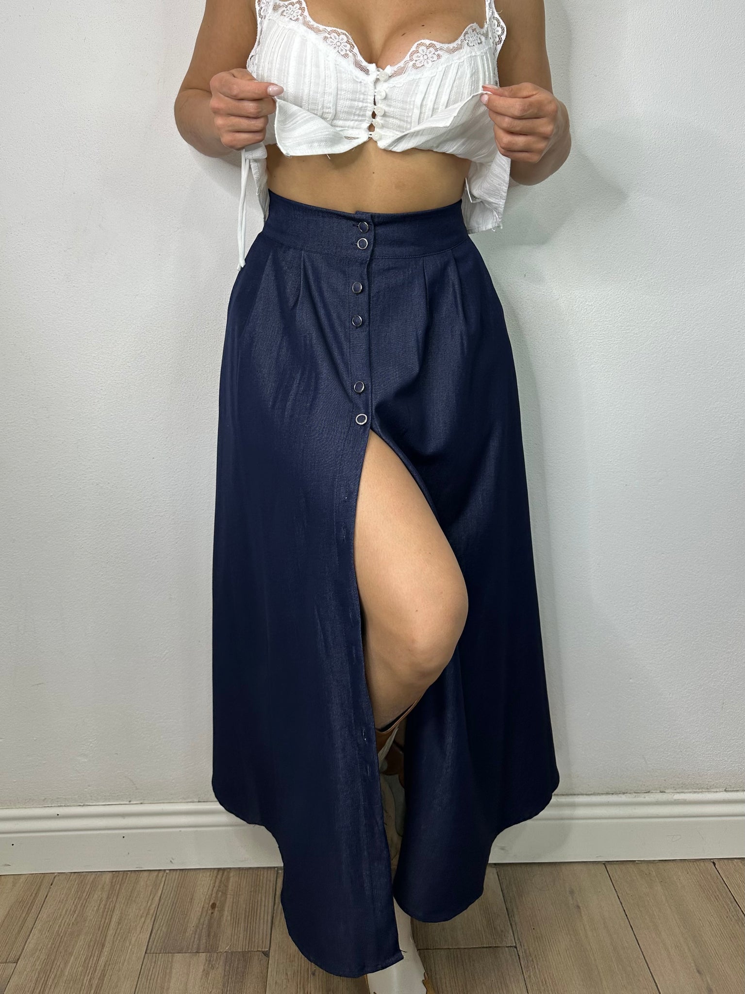 GONNA EFFETTO DENIM