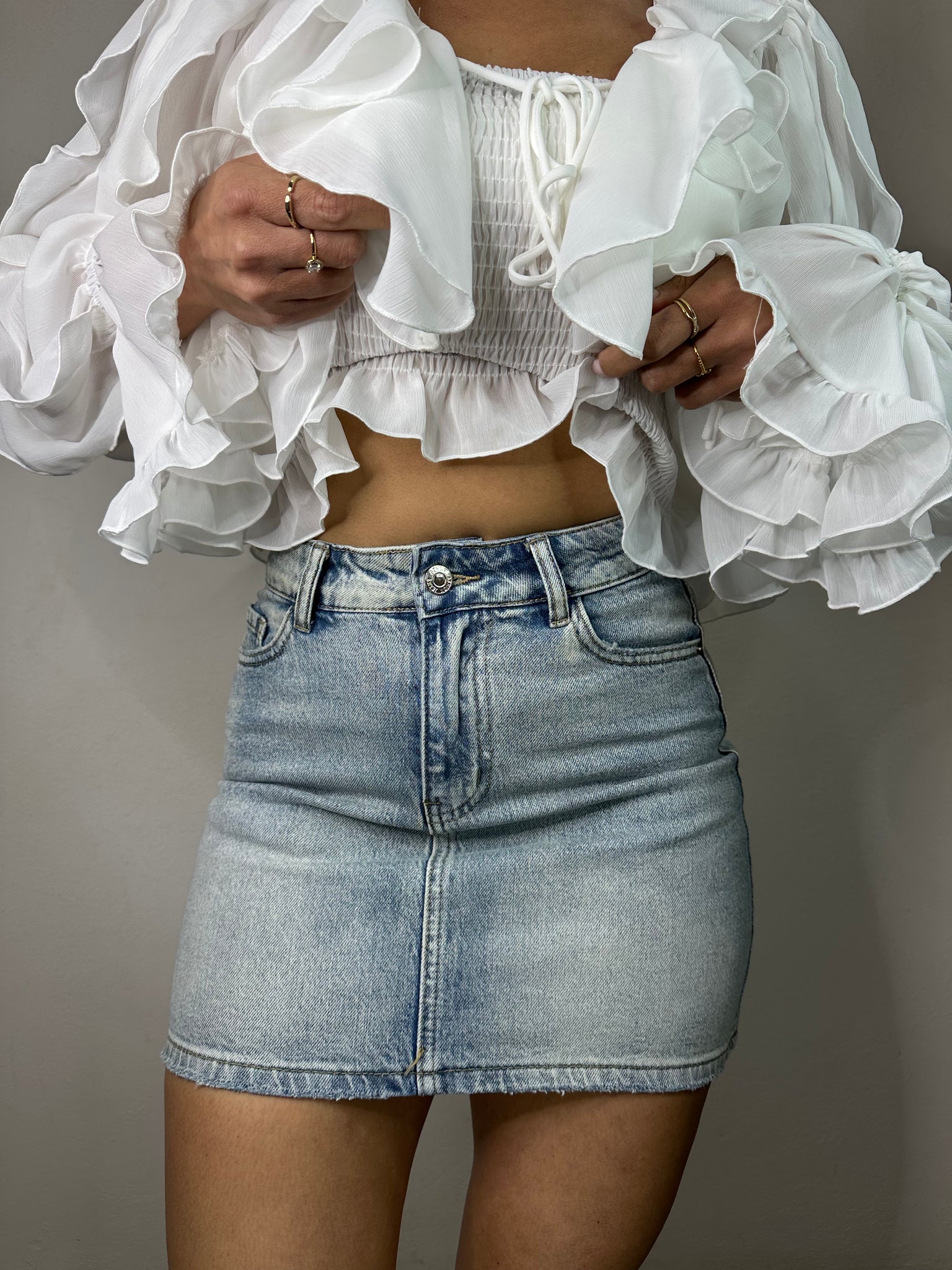 MINI IN JEANS CHIARO