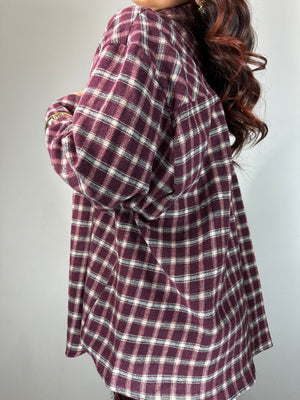 CAMICIA IN PILE QUADRETTI PICCOLI