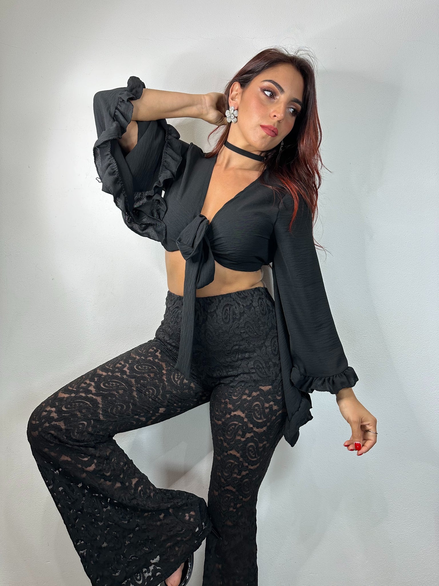 PANTALONE IN PIZZO