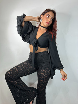 PANTALONE IN PIZZO