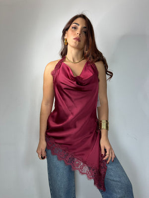 TOP SCOLLO MORBIDO PIZZO